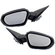 Driver and Passenger Side Mirror, Power Adjust, Heated, Manual Folding, Paintable, No Signal Light, No Memory, No Puddle Light, No Auto-Dim, No Blind Spot Feature