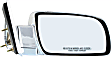 Driver and Passenger Side Mirror, Manual Adjust, Non-Heated, Manual Folding, Chrome, No Signal Light, No Memory, No Puddle Light, No Auto-Dimming, No Blind Spot Feature