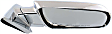 Driver and Passenger Side Mirror, Manual Adjust, Non-Heated, Manual Folding, Chrome, No Signal Light, No Memory, No Puddle Light, No Auto-Dimming, No Blind Spot Feature