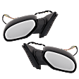 2011 Chevrolet Silverado 1500 WT - Driver and Passenger Side Mirror, For Models Without Shadow Line, Power Adjust, Heated, Paintable, Power Folding, In-glass Signal Light, No Blind Spot Feature, With Memory, With Puddle Light, With Auto-Dimming