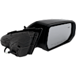 Driver and Passenger Side Mirror, Power Adjust, Heated, Manual Folding, Paintable, In-housing Signal Light, No Memory, No Puddle Light, No Auto-Dim, With Blind Spot Detection in Glass