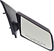 Driver and Passenger Side Mirrors, Manual Adjust, Manual Folding, Non-Heated, Textured Black, No Signal Light, No Memory, No Puddle Light, No Auto-Dimming