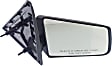 Driver and Passenger Side Mirrors, Manual Adjust, Manual Folding, Non-Heated, Textured Black, No Signal Light, No Memory, No Puddle Light, No Auto-Dimming