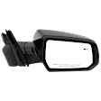 Driver and Passenger Side Mirror, Power Adjust, Heated, Manual Folding, Paintable, In-housing Signal Light, No Memory, No Puddle Light, No Auto-Dim, With Blind Spot Light in Glass