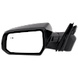 Driver and Passenger Side Mirror, Power Adjust, Heated, Manual Folding, Paintable, In-housing Signal Light, With Memory, No Puddle Light, No Auto-Dim, With Blind Spot Light in Glass