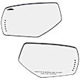 Driver and Passenger Side Mirror Glass, Heated, No Blind Spot Feature