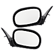 Driver and Passenger Side Mirrors, Manual Adjust, Manual Folding, Non-Heated, Paintable, No Signal Light, No Memory, No Puddle Light, No Auto-Dimming, No Blind Spot Feature