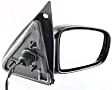 Coupe Driver and Passenger Side Mirror, Power Adjust, Non-Heated, Non-Folding, Paintable, No Signal Light, No Memory, No Puddle Light, No Auto-Dimming, No Blind Spot Feature