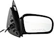 Sedan Driver and Passenger Side Mirror, Power Adjust, Non-Heated, Non-Folding, Paintable, No Signal Light, No Memory, No Puddle Light, No Auto-Dimming, No Blind Spot Feature