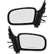 Driver and Passenger Side Mirror, Manual Adjust, Non-Heated, Manual Folding, Paintable, No Signal Light, No Memory, No Puddle Light, No Auto-Dimming, No Blind Spot Feature