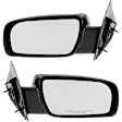 1988-2005 GMC Safari - Driver and Passenger Side Mirrors, Manual Adjust, Manual Folding, Non-Heated, Paintable, No Signal Light, No Memory, No Puddle Light, No Auto-Dimming, No Blind Spot Feature