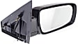 1988-2005 GMC Safari - Driver and Passenger Side Mirrors, Manual Adjust, Manual Folding, Non-Heated, Paintable, No Signal Light, No Memory, No Puddle Light, No Auto-Dimming, No Blind Spot Feature