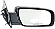 1988-2005 GMC Safari - Driver and Passenger Side Mirrors, Manual Adjust, Manual Folding, Non-Heated, Paintable, No Signal Light, No Memory, No Puddle Light, No Auto-Dimming, No Blind Spot Feature