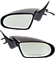 Driver and Passenger Side Mirrors, Manual Adjust, Non-Folding, Non-Heated, Paintable, No Signal Light, No Memory, No Puddle Light, No Auto-Dimming, No Blind Spot Feature