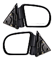 Driver and Passenger Side Mirror, Power Adjust, Heated, Manual Folding, Textured Black, No Signal Light, No Memory, No Puddle Light, No Auto-Dimming, No Blind Spot Feature