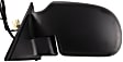 Driver and Passenger Side Mirror, Power Adjust, Heated, Manual Folding, Textured Black, No Signal Light, No Memory, No Puddle Light, No Auto-Dimming, No Blind Spot Feature