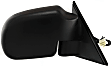 Driver and Passenger Side Mirror, Power Adjust, Heated, Manual Folding, Textured Black, No Signal Light, No Memory, No Puddle Light, No Auto-Dimming, No Blind Spot Feature