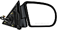 Driver and Passenger Side Mirror, Power Adjust, Heated, Manual Folding, Textured Black, No Signal Light, No Memory, No Puddle Light, No Auto-Dimming, No Blind Spot Feature
