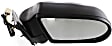 Driver and Passenger Side Mirror, Power Adjust, Heated, Manual Folding, Textured Black, No Signal Light, No Memory, No Puddle Light, No Auto-Dimming, No Blind Spot Feature