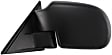 Driver and Passenger Side Mirrors, Manual Adjust, Manual Folding, Non-Heated, Textured Black, No Signal Light, No Memory, No Puddle Light, No Auto-Dimming