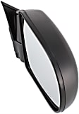 Driver and Passenger Side Mirrors, Manual Adjust, Manual Folding, Non-Heated, Textured Black, No Signal Light, No Memory, No Puddle Light, No Auto-Dimming