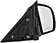 Driver and Passenger Side Mirrors, Manual Adjust, Manual Folding, Non-Heated, Textured Black, No Signal Light, No Memory, No Puddle Light, No Auto-Dimming