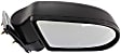 Driver and Passenger Side Mirrors, Manual Adjust, Manual Folding, Non-Heated, Textured Black, No Signal Light, No Memory, No Puddle Light, No Auto-Dimming