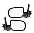 Driver and Passenger Side Mirror, Manual Adjust, Non-Heated, Manual Folding, Paintable, No Signal Light, No Memory, No Puddle Light, No Auto-Dimming, No Blind Spot Feature