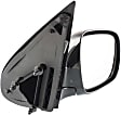 Driver and Passenger Side Mirror, Manual Adjust, Non-Heated, Manual Folding, Paintable, No Signal Light, No Memory, No Puddle Light, No Auto-Dimming, No Blind Spot Feature