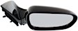 Driver and Passenger Side Mirror, Manual Adjust, Non-Heated, Manual Folding, Paintable, No Signal Light, No Memory, No Puddle Light, No Auto-Dimming, No Blind Spot Feature