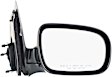 Driver and Passenger Side Mirror, Manual Adjust, Non-Heated, Manual Folding, Paintable, No Signal Light, No Memory, No Puddle Light, No Auto-Dimming, No Blind Spot Feature