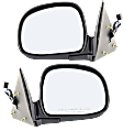 Driver and Passenger Side Mirrors, Power, Manual Folding, Non-Heated, Paintable, No Signal Light, No Memory, No Puddle Light, No Auto-Dimming, No Blind Spot Feature