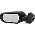 2017 Chevrolet Malibu - Driver and Passenger Side Mirror, For Models Without Lane Change Assist, Power Adjust, Non-Heated, Textured Black, Manual Folding, No Signal Light, No Blind Spot Feature, Without Memory Recall, No Puddle Light, No Auto-Dimming