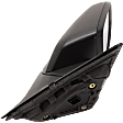 2017 Chevrolet Malibu - Driver and Passenger Side Mirror, For Models Without Lane Change Assist, Power Adjust, Non-Heated, Textured Black, Manual Folding, No Signal Light, No Blind Spot Feature, Without Memory Recall, No Puddle Light, No Auto-Dimming