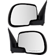 Driver and Passenger Side Mirror, Manual Adjust, Non-Heated, Manual Folding, Textured Black, No Signal Light, No Memory, No Puddle Light, No Auto-Dimming, No Blind Spot Feature
