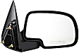 Driver and Passenger Side Mirror, Manual Adjust, Non-Heated, Manual Folding, Textured Black, No Signal Light, No Memory, No Puddle Light, No Auto-Dimming, No Blind Spot Feature