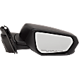 Driver and Passenger Side Mirrors, Power, Heated, Manual Folding, Textured Black