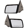Driver and Passenger Side Mirror, Non-Towing, Manual Adjust, Non-Heated, Non-Folding, Paintable, No Signal Light, No Memory, No Puddle Light, No Auto-Dimming, No Blind Spot Feature