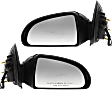 Driver and Passenger Side Mirror, Power Adjust, Non-Heated, Non-Folding, Paintable, No Signal Light, No Memory, No Puddle Light, No Auto-Dim, No Blind Spot Feature