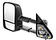 2003-2006 Chevrolet Silverado 1500 - Driver and Passenger Side Towing Mirror, Power Adjust, Heated, Manual Folding, Textured Black, In-glass Signal Light, Without Memory Recall, No Puddle Light, No Auto-Dimming, With Blind Spot Glass
