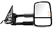 2003-2006 Chevrolet Silverado 1500 - Driver and Passenger Side Towing Mirror, Power Adjust, Heated, Manual Folding, Textured Black, In-glass Signal Light, Without Memory Recall, No Puddle Light, No Auto-Dimming, With Blind Spot Glass