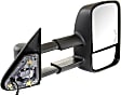 2003-2006 Chevrolet Silverado 1500 - Driver and Passenger Side Towing Mirror, Power Adjust, Heated, Manual Folding, Textured Black, In-glass Signal Light, Without Memory Recall, No Puddle Light, No Auto-Dimming, With Blind Spot Glass