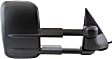 2003-2006 Chevrolet Silverado 1500 - Driver and Passenger Side Towing Mirror, Power Adjust, Heated, Manual Folding, Textured Black, In-glass Signal Light, Without Memory Recall, No Puddle Light, No Auto-Dimming, With Blind Spot Glass