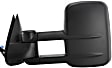 2006 GMC Sierra 1500 - Driver and Passenger Side Towing Mirror, Power Adjust, Heated, Textured Black, Manual Folding, No Signal Light, With Blind Spot Glass, Without Memory Recall, No Puddle Light, No Auto-Dimming