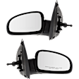 Driver and Passenger Side Mirror, Manual Adjust, Non-Heated, Manual Folding, Paintable, No Signal Light, No Memory, No Puddle Light, No Auto-Dimming, No Blind Spot Feature