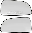 Driver and Passenger Side Mirror Glass, Heated, No Blind Spot Feature