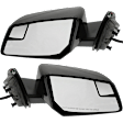 Driver and Passenger Side Mirror, Power Adjust, Heated, Manual Folding, Paintable, In-housing Signal Light, No Memory, No Puddle Light, No Auto-Dimming, No Blind Spot Feature