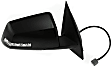 Driver and Passenger Side Mirror, Power Adjust, Heated, Manual Folding, Paintable, In-housing Signal Light, No Memory, No Puddle Light, No Auto-Dimming, No Blind Spot Feature