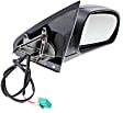 Driver and Passenger Side Mirror, Power Adjust, Non-Heated, Manual Folding, Textured Black, No Signal Light, No Memory, No Puddle Light, No Auto-Dim, No Blind Spot Feature