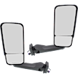 Driver and Passenger Side Mirrors, Power, Manual Folding, Heated, Paintable, In-housing Signal Light, No Memory, No Puddle Light, No Auto-Dimming, No Blind Spot Feature